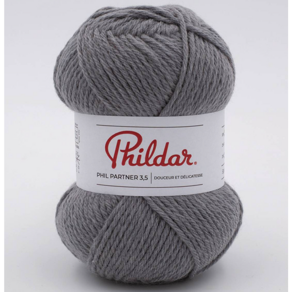 Fil à tricoter Partner 3,5 Phildar Acier