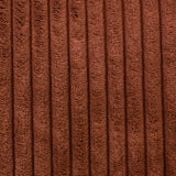 Velours cotelé grosses côtes Terracotta