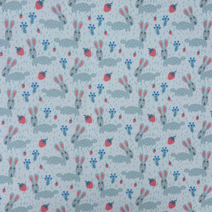 Toile imperméable lapin blanc