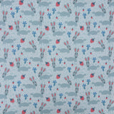 Toile imperméable lapin blanc