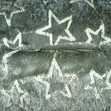 Fourrure verte à étoiles