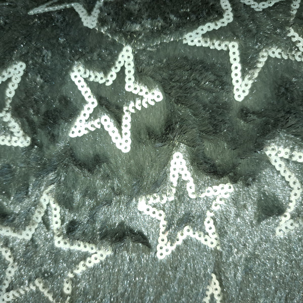 Fourrure verte à étoiles