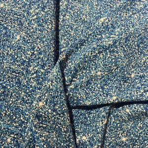 Tissu maillot de bain, motif bleu pailletée