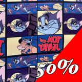 Satin motif tom et Jerry