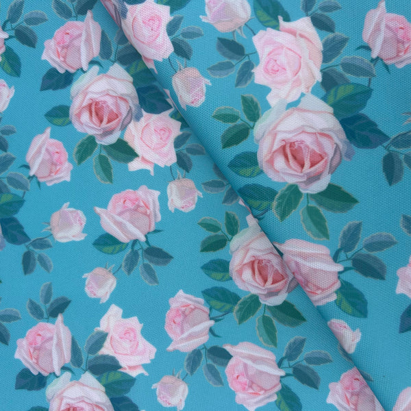 Toile imperméable Rose