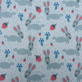 Toile imperméable lapin blanc
