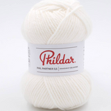 Fil à tricoter Partner 3,5 Phildar Blanc