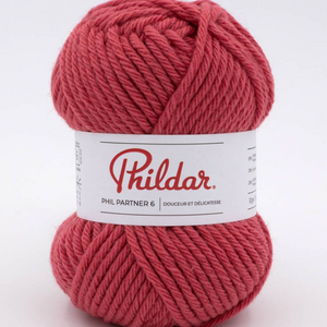 Fil à tricoter Partner 6 Phildar Fuschia