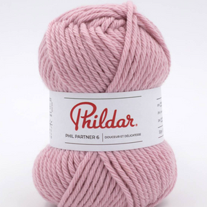 Fil à tricoter Partner 6 Phildar Rose
