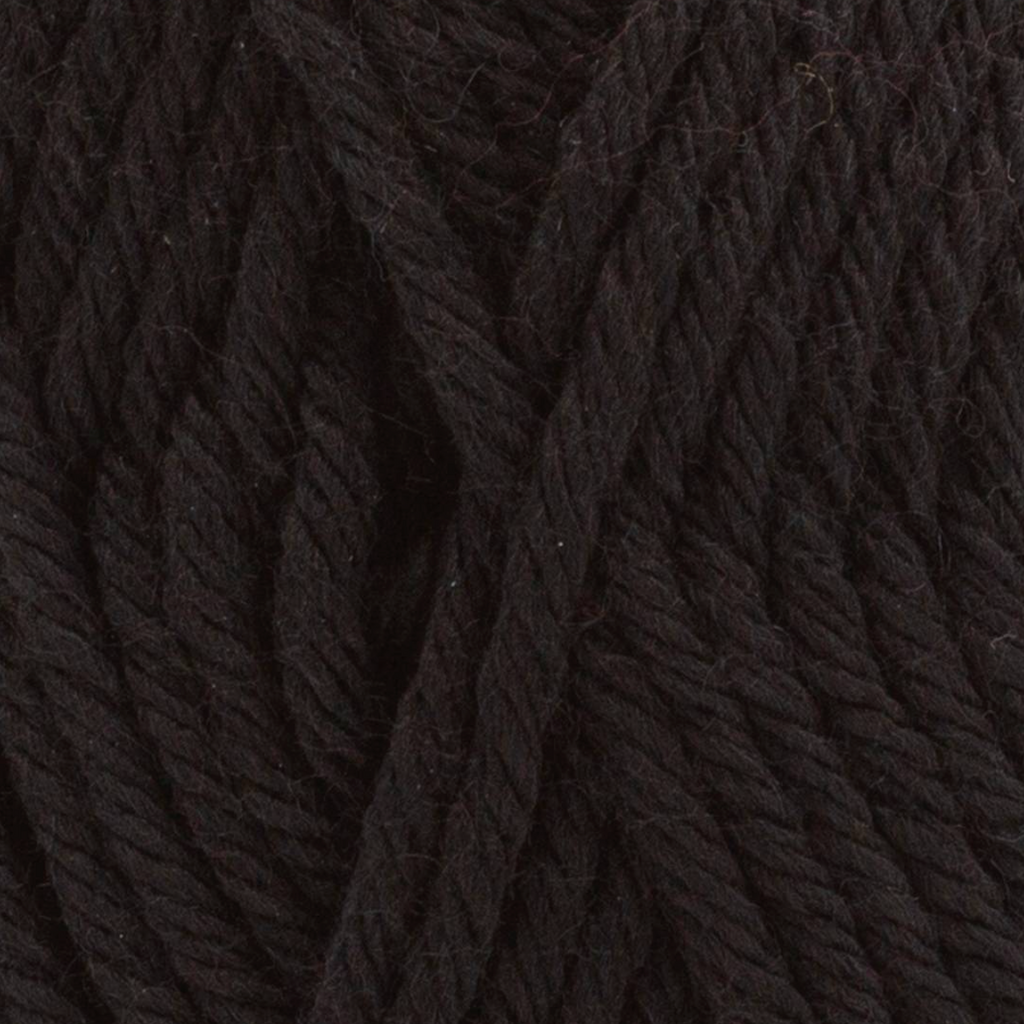 Fil à Tricoter Ruban Large Noir - 675 Grammes - Laine - Origine Italie - Pelote Cône