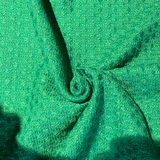 Tissu tweed vert