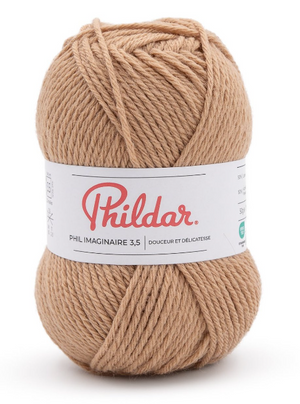 Fil à tricoter Imaginaire 3,5 Phildar Camel