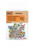 Epingles Tête plastique