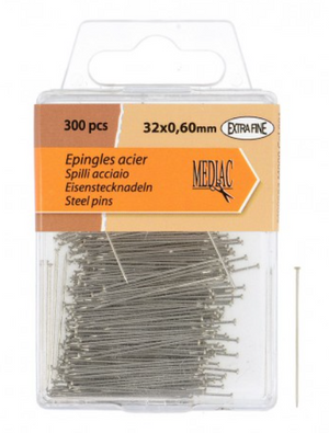 Epingles acier extra  fines