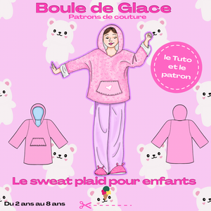 Patron Le sweat plaid pour enfant