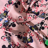 Satin motif Mini rose