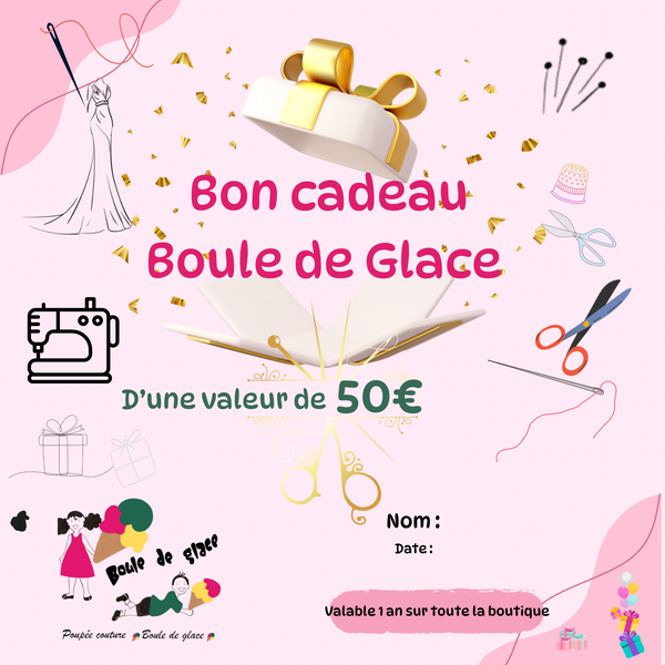 Carte e-cadeau Boule de glace