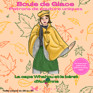 Patron cape Wouahou et béret