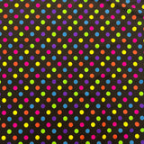 Tissu maillot de bain, motif pois multicolore