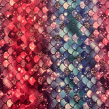 Tissu maillot de bain, motif écaille