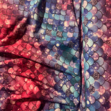 Tissu maillot de bain, motif écaille