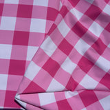 Tissu maillot de bain, motif carreaux
