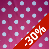 Tissu maillot de bain, motif pois rose