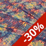 Drap de bain, pleinture bleue