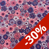 Drap de bain fleuri