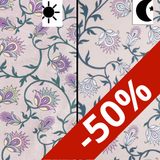 Tissu jersey rose fleurs sunchange
