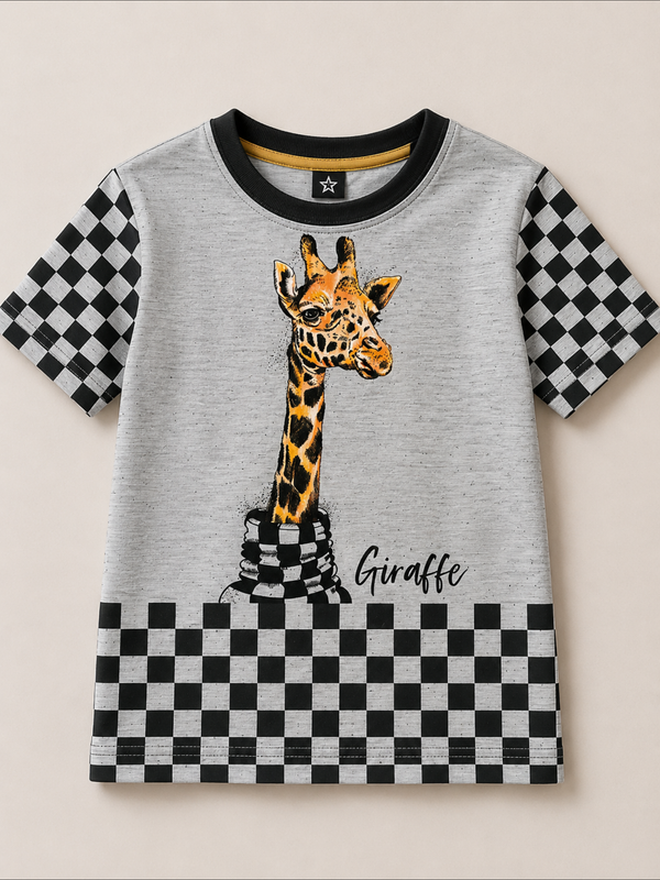 Tissu Jersey Stenzo girafe