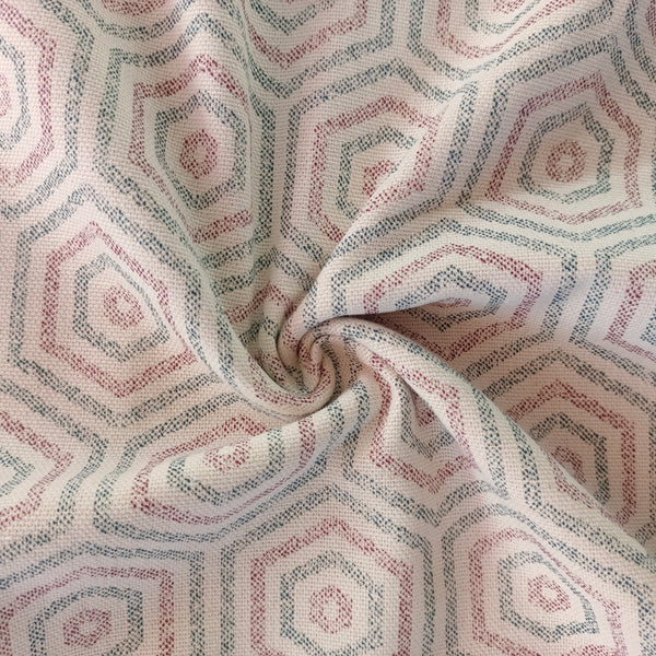 Toile de coton formes géométriques