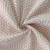Toile de coton formes géométriques