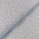 Tissu petits poids blancs