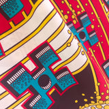 Tissu wax graphique