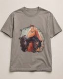 Tissu Jersey Stenzo portrait chevaux
