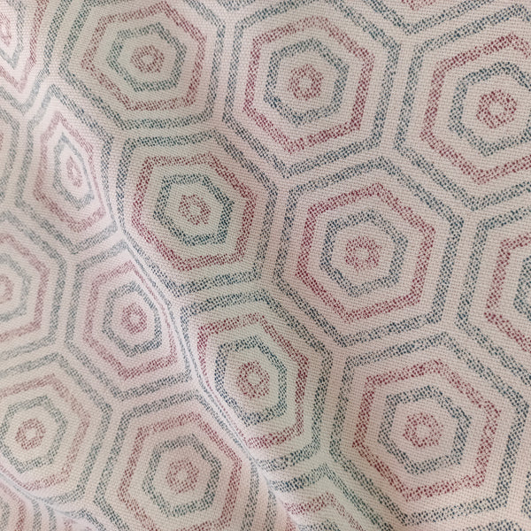Toile de coton formes géométriques