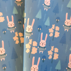 Toile imperméable lapin d'hiver