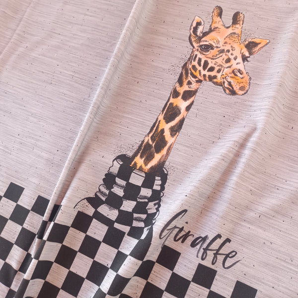 Tissu Jersey Stenzo girafe