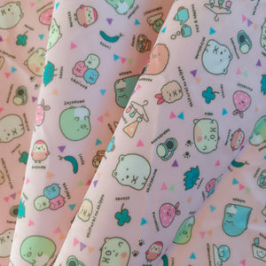 Toile imperméable motifs Kawaii