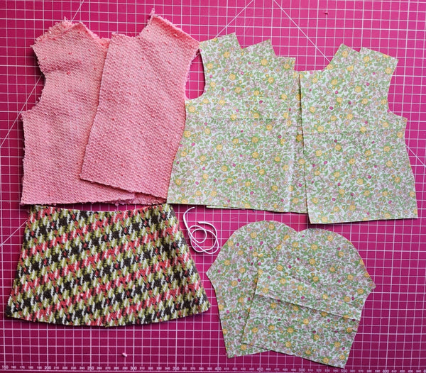 Kit couture tenue poupée d'Automne