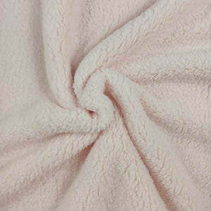 Tissu doudou Rose