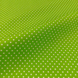 Tissu petits poids blancs