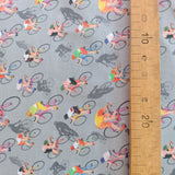 Popeline coton  cyclistes
