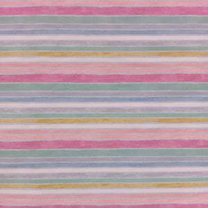 Popeline coton rayures multicolores