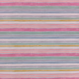 Popeline coton rayures multicolores