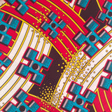 Tissu wax graphique