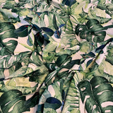 Tissu maillot de bain, plante verte