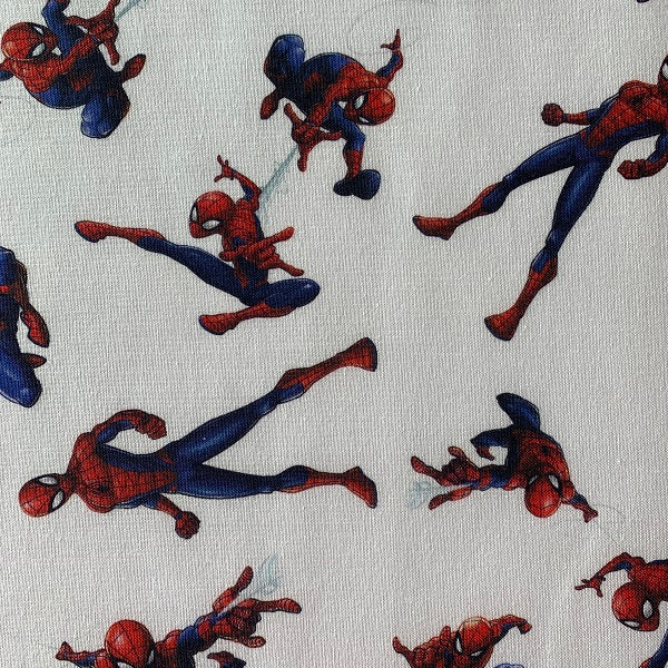 Coton imprimé personnages Spiderman