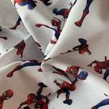 Coton imprimé personnages Spiderman